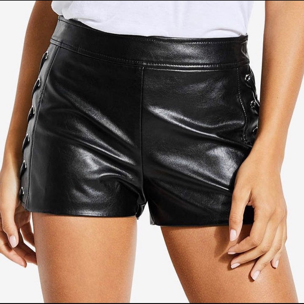 Guess Leather Shorts